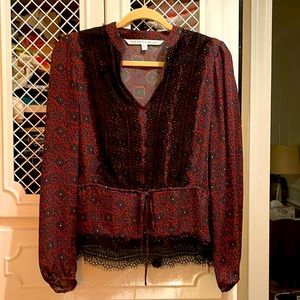 Veronica Beard silk blouse.